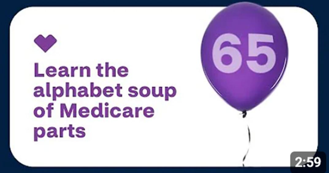 Learn the Alphabet soup of Medicare Parts - 60